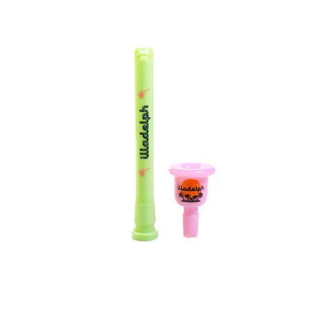 Milky Pink Bell & Green Stem (Sold Separately or In a Set)