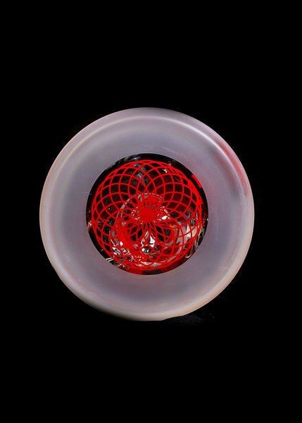 Illadelph Frosted Medium Signature Beaker - Red