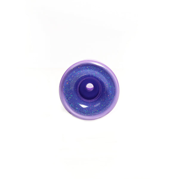 14/20 Purple Crushed Opal Wisteria Purple Wig-Wag Slide