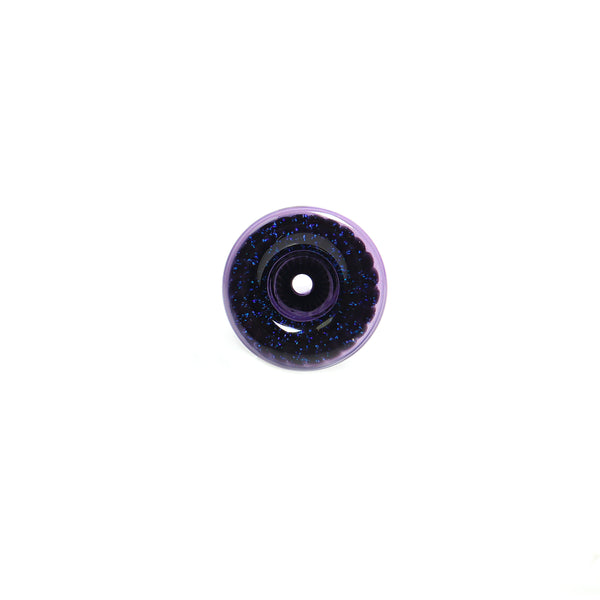14/20 Black Crushed Opal Wisteria Purple Wig-Wag Slide
