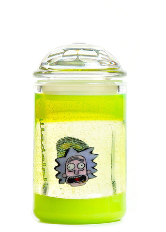 (#16) Illadelph x Strobel Rick & Morty UV & Slyme w/faceted lid Jar