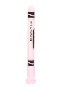 Trans Pink Crayon Frosted Stem