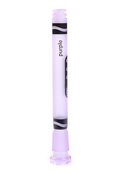 Trans Purple Crayon Frosted Stem