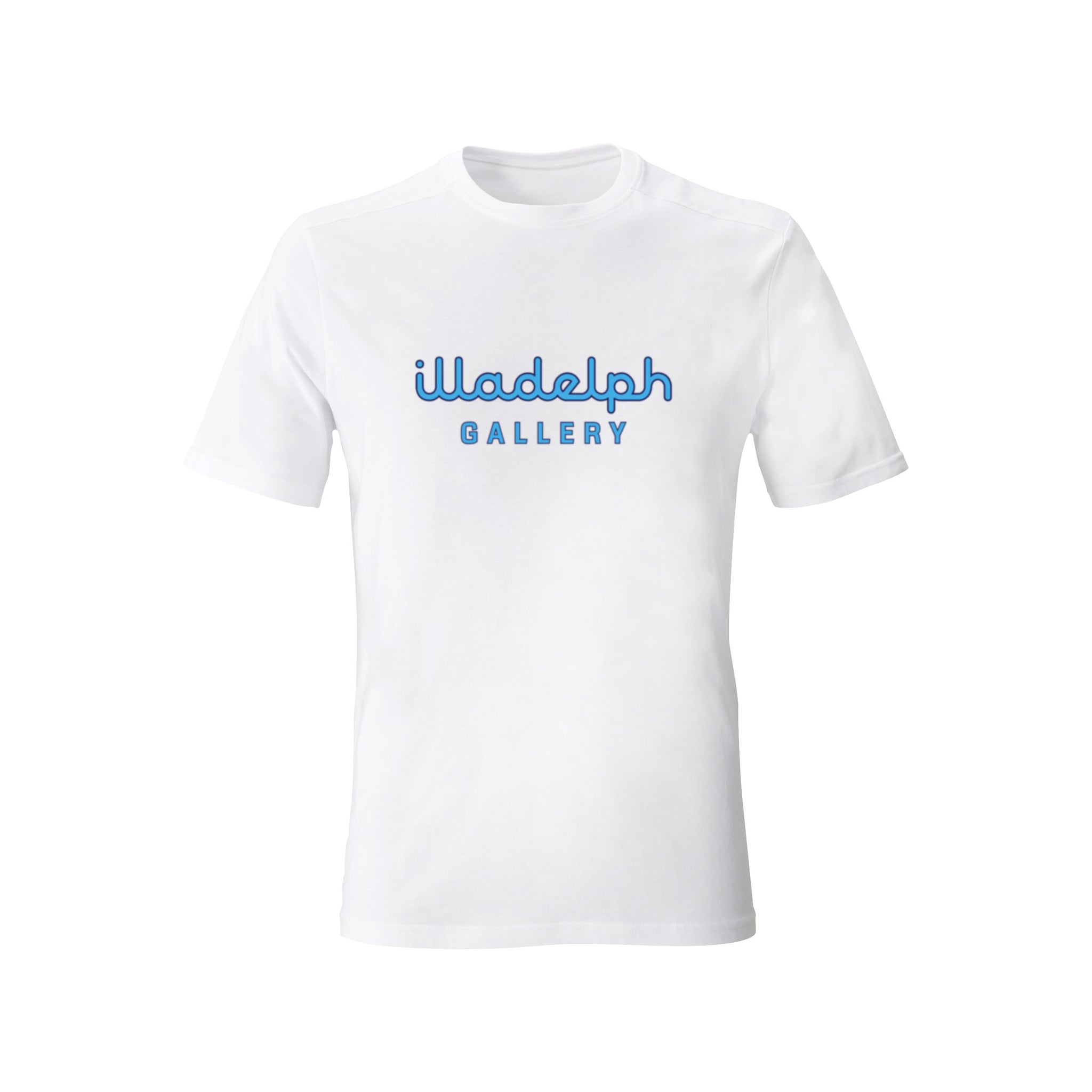 Blue on White Illadelph Gallery T-Shirt
