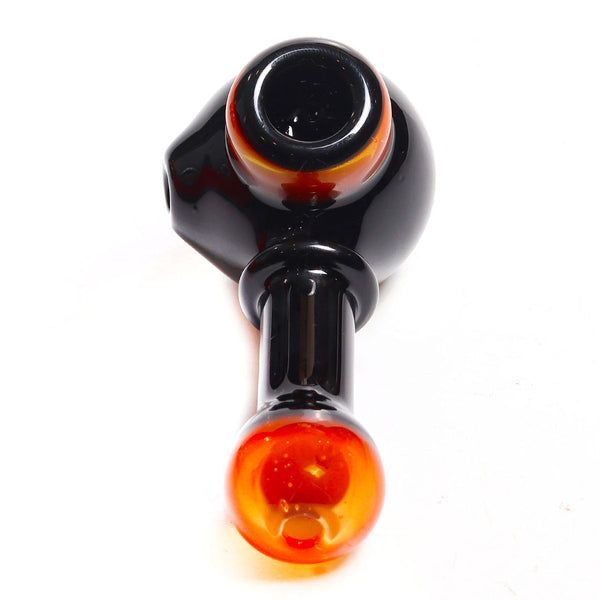 Orange & Black Multi-Hole Spoon