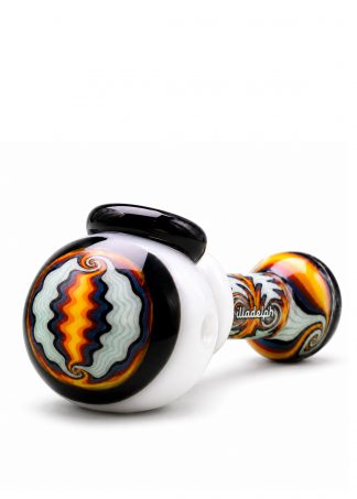 White & Orange Worked Spoon 2